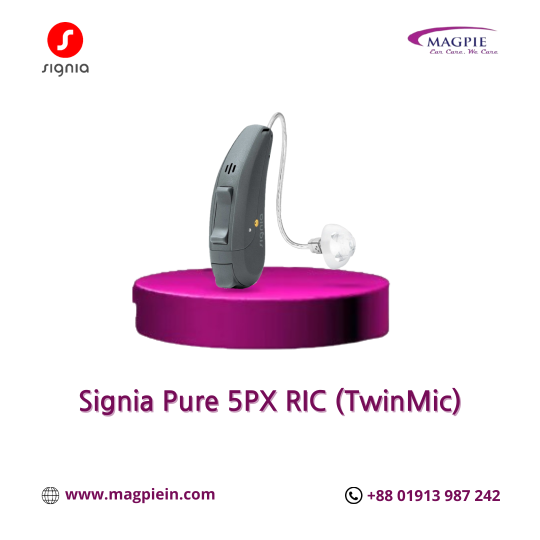 Signia Pure 5px RIC Hearing Aid (TwinMic)