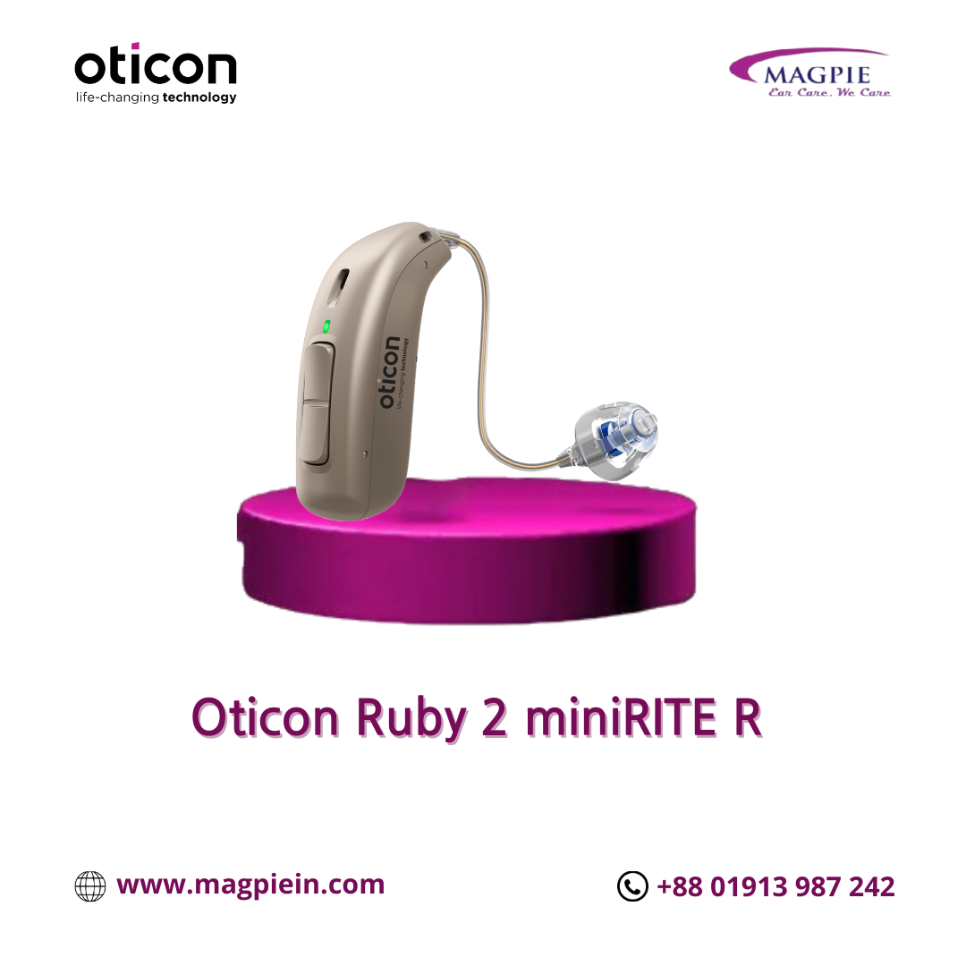 Oticon Ruby 2 Mini RITE R Rechargeable Hearing Aid