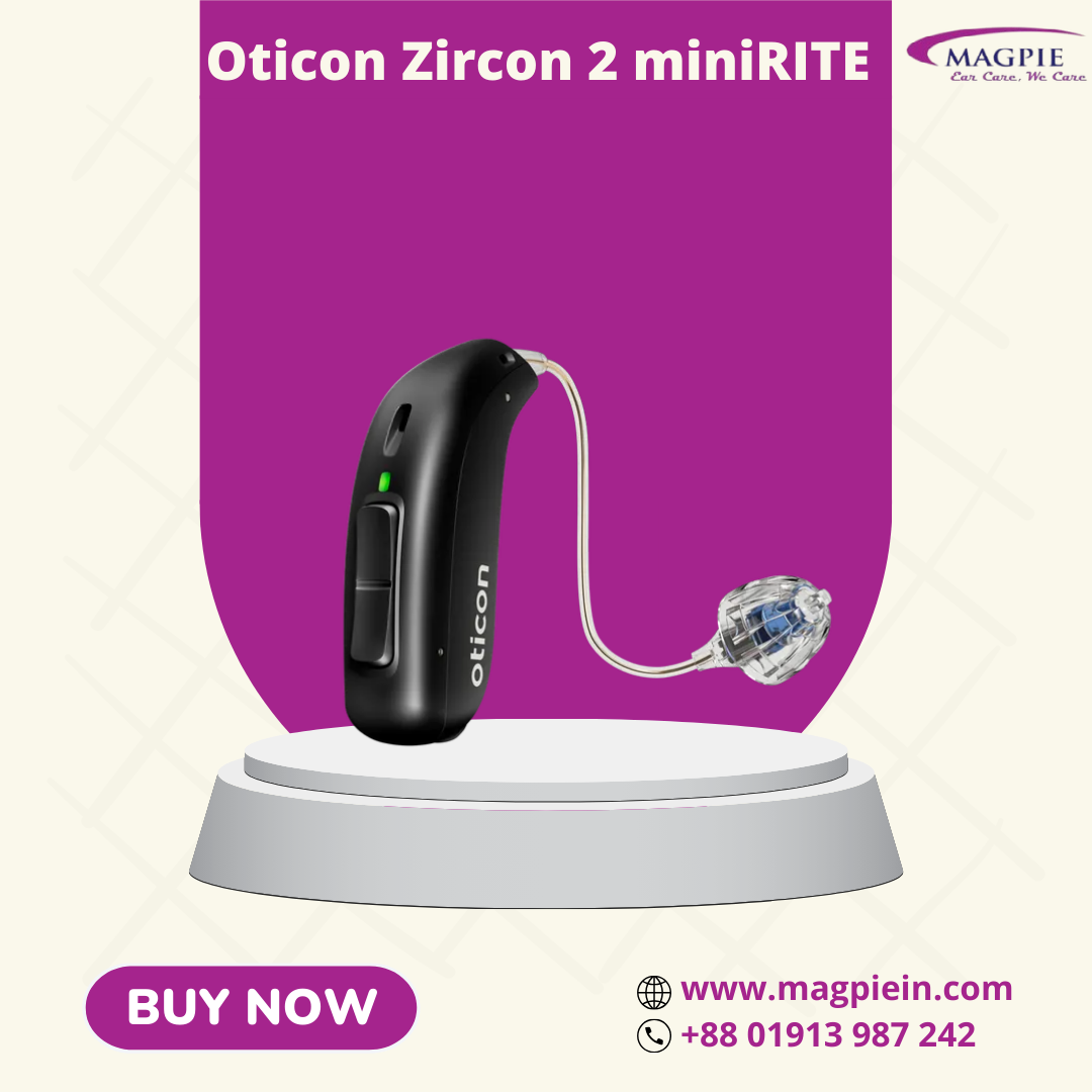 Oticon Zircon 2 Mini RITE R Rechargeable Hearing Aid