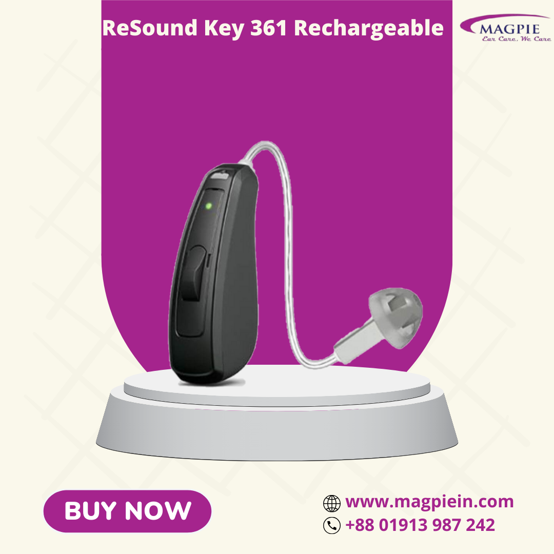 ReSound Key 361 Rechargeable RIC Hearing Aid