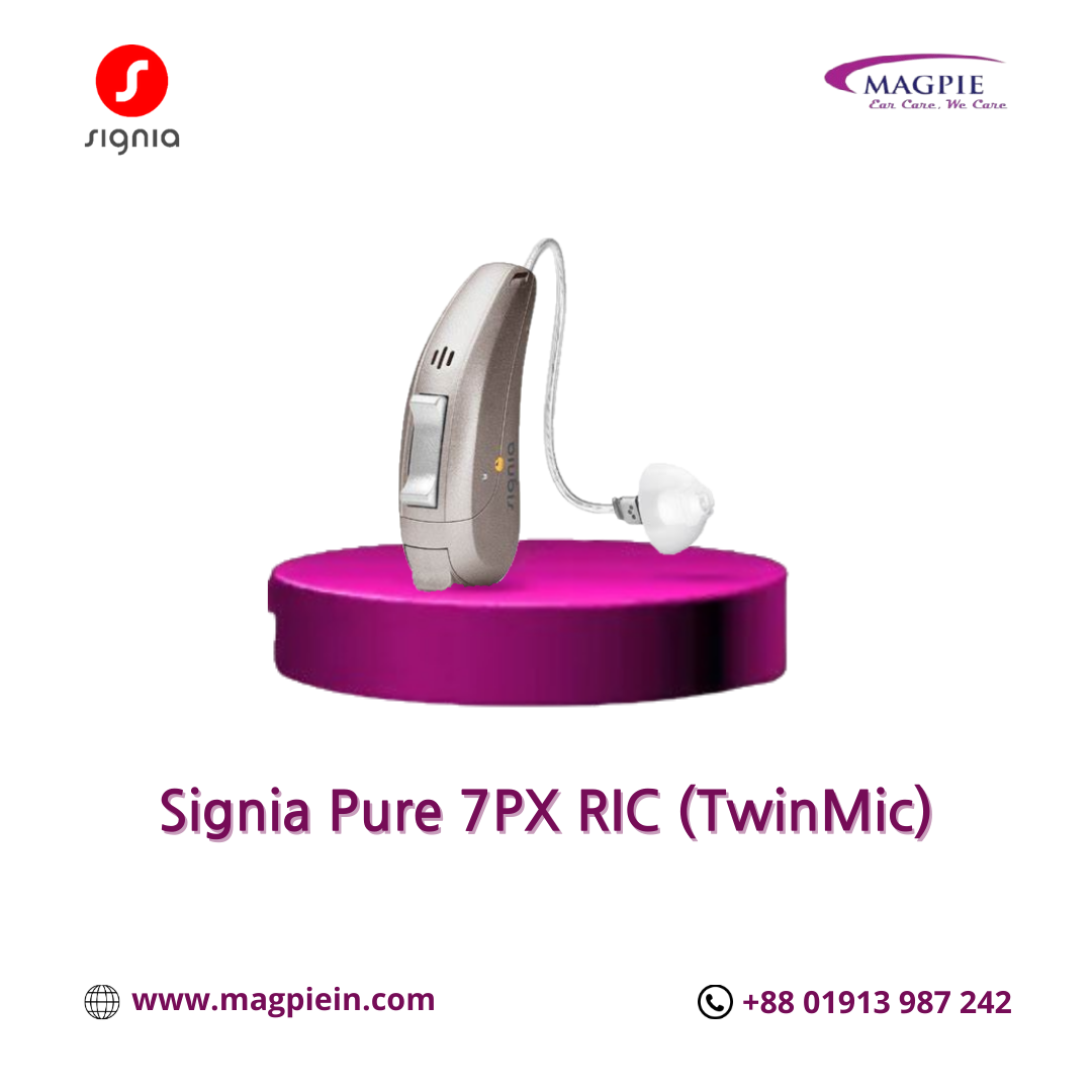 Signia Pure 7px RIC Hearing Aid (TwinMic)