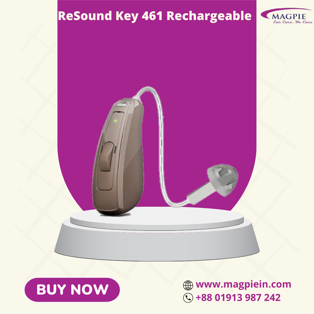 ReSound Key 461 Rechargeable RIC Hearing Aid