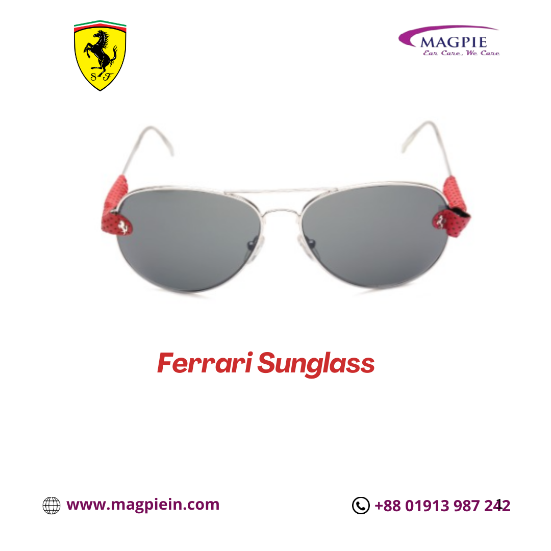 Ferrari Men Oval Sunglasses